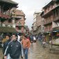 19 Kathmandu - Durban Square in the rain.JPG